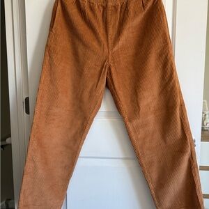 Obey Men's Corduroy Pants in Copper Orange